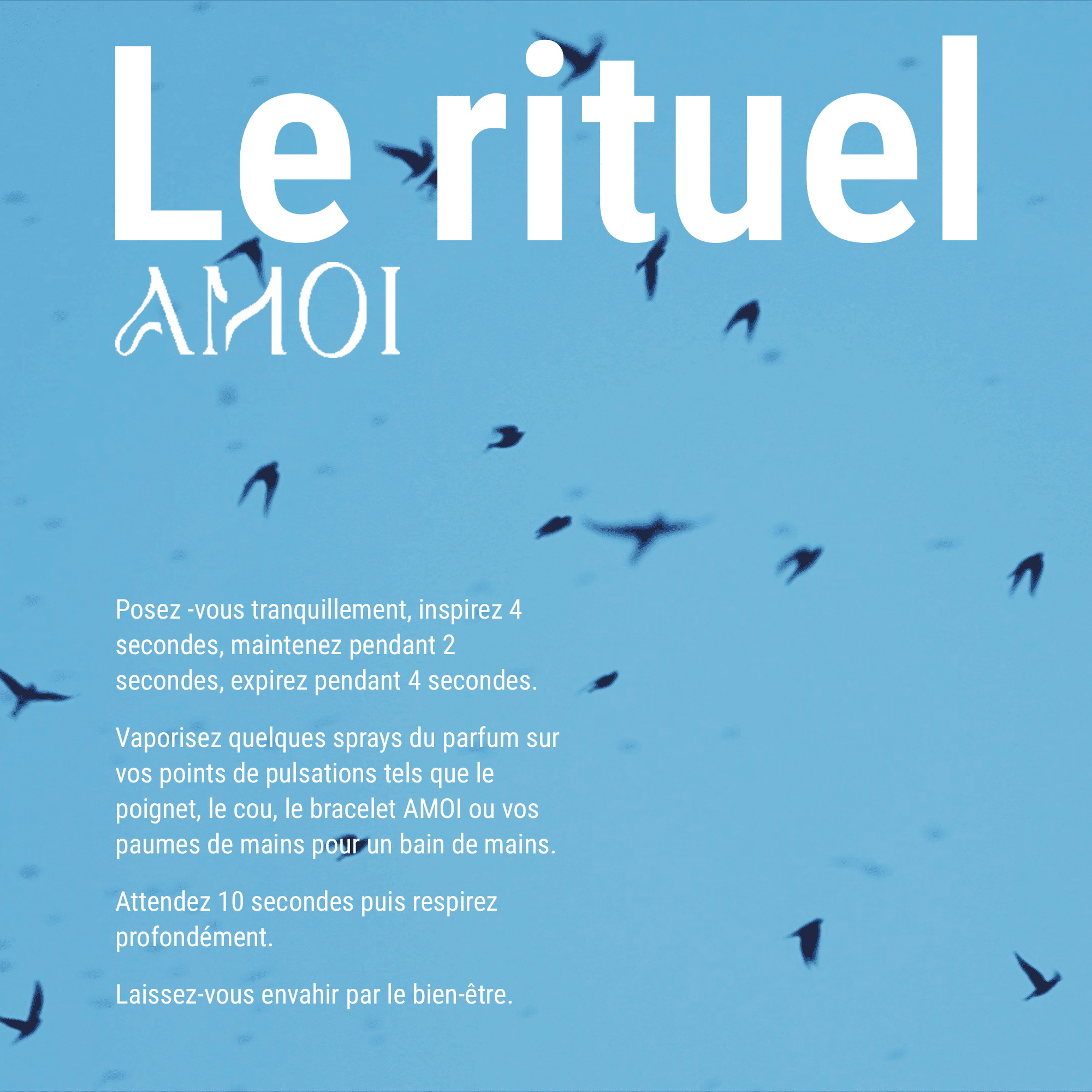 APPEL DU BLEU - RELAX, DESTRESSE & APAISE Parfum AMOI